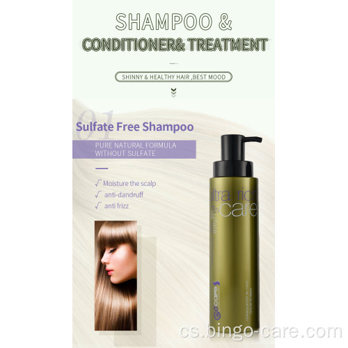 Bezsulfátový vyhlazující šampon proti uzlíkům